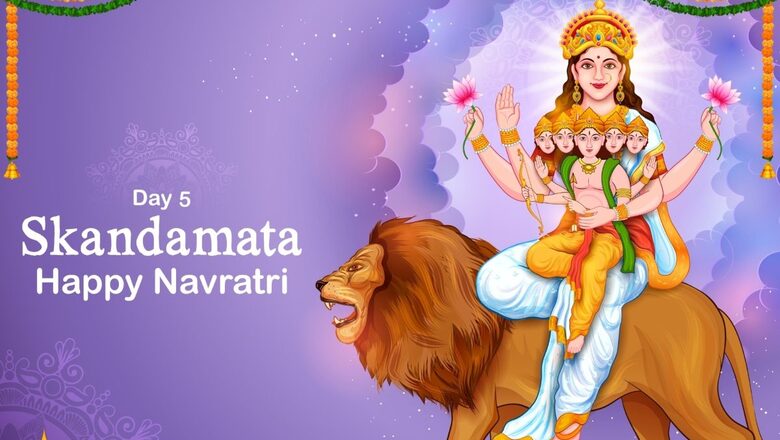 Navratri Day 5 Skandamata Maa Puja Vidhi Colour Mantras Shubh