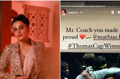 Taapsee Pannu Congratulates Thomas Cup Winner Boyfriend Mathias Boe: 'Mr Coach You Made Us Proud'