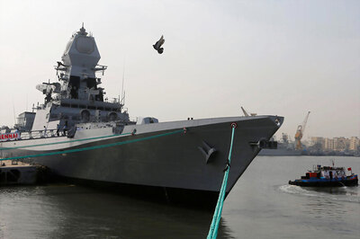 Manohar Parrikar Commissions New Missile Destroyer INS Chennai