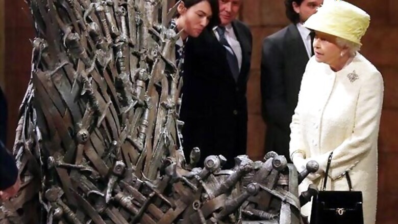 Queen Elizabeth II visits 'Game of Thrones' set
