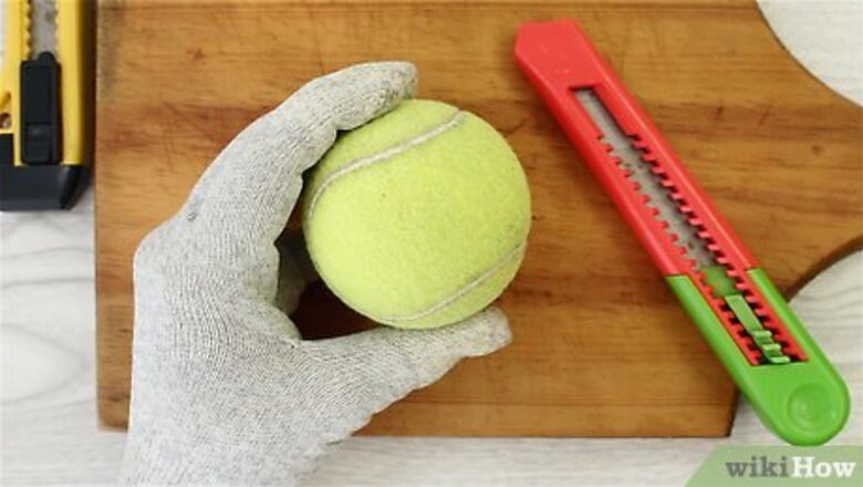How to Cut Tennis Balls