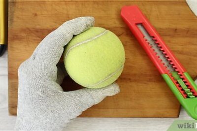 How to Cut Tennis Balls