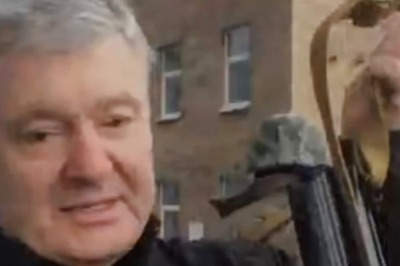 Ukraine’s Ex-President Poroshenko, Armed With An AK-47, Calls Putin ‘Madman’