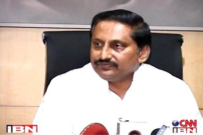 Kiran Reddy opposes creation of Telangana again
