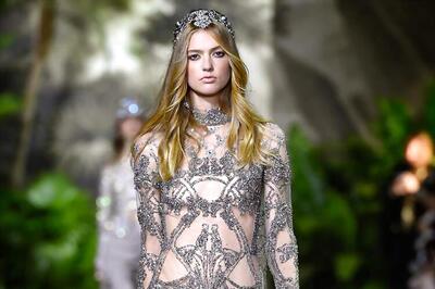 From Bowie-mania to enchanted fairytales: Maison Margiela, Franck Sorbier and Elie Saab shine on the couture runways