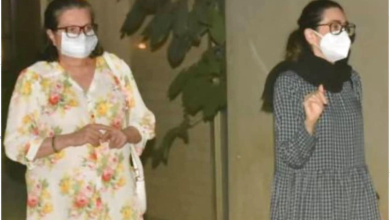 Karisma Kapoor and Mother Babita Visit Kareena Kapoor Khan and New Baby Yet Again