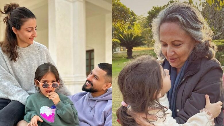 Soha Ali Khan Celebrates New Year At The Pataudi Palace With Her Family; See Adorable Pics