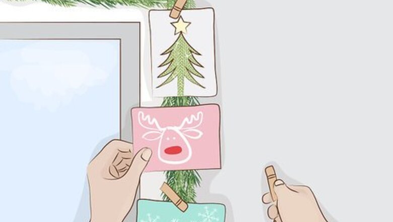 How to Display Christmas Cards