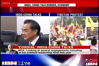 Indian spread for Chinese FM during working lunch with Swaraj