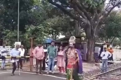 In Mysuru, Man Dresses As Yamraj To Raise Awareness On Level Crossing Safety Rules