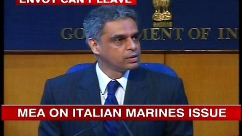 Italy must abide by agreement signed by its envoy: MEA