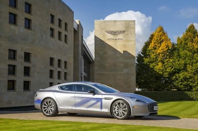 The all-new Aston Martin RapidE electric concept car unveiled