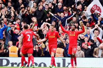 Daniel Sturridge stars as Liverpool win 3-1 at Fulham