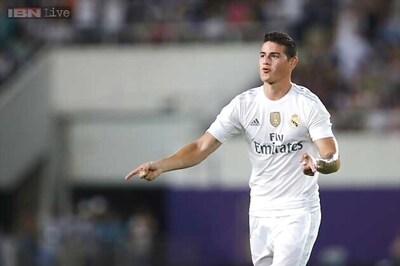 Rodriguez strike caps Real Madrid's 3-0 win over Inter Milan in friendly match