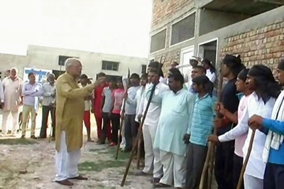 Jat Quota: INLD members raise slogan inside Haryana Assembly