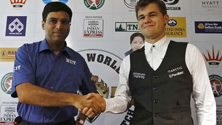 It's Anand vs Carlsen for World Chess Championship