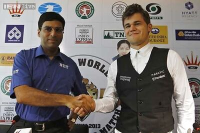 It's Anand vs Carlsen for World Chess Championship