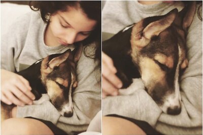 Farhan Akhtar Shares Adorable Pic of Daughter Akira with His Pet Dog Tyson