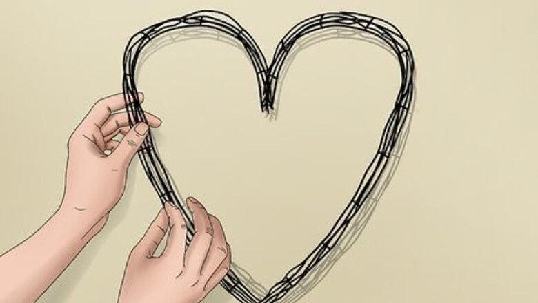 How to Make a Heart Wreath