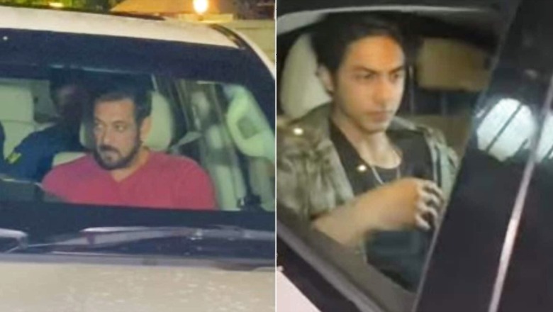 Salman Khan, Aryan Khan Look Dapper as They Attend Chunky Panday's B'day Bash, Ananya, Shanaya Join