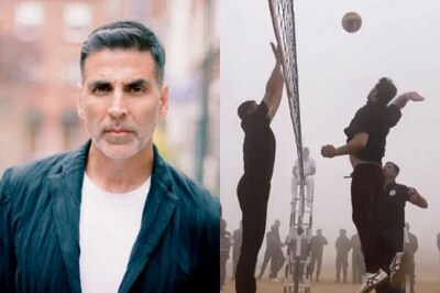 Akshay Kumar Celebrates Bravehearts on Army Day with a Game of Volleyball