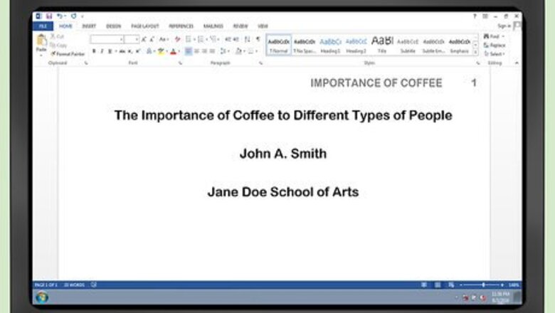 How to Use APA Formatting for Academic Papers