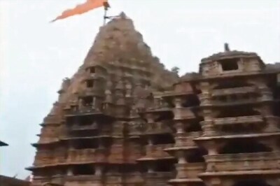 Flag Mast Of Gujarat's Dwarkadhish Temple Damaged After Lightning Strike