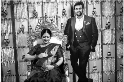 Meghana Sarja Shares Photos of Baby Shower with Late Husband Chiranjeevi Sarja's Cutout Beside Her