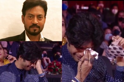 Irrfan Khan's Son Babil Cries Inconsolably As He Accepts His Dad's Best Actor Honour