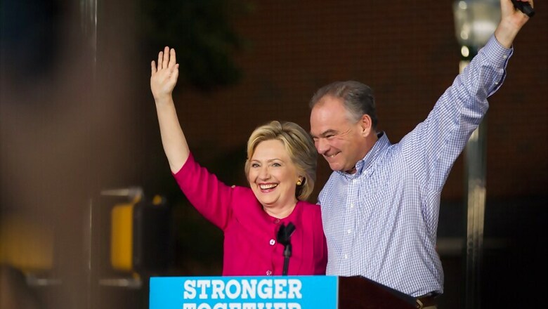 US Poll Campaign: Hillary Clinton, Tim Kaine Begin Bus Tour