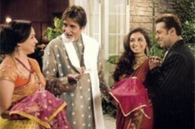 Big B-Hema walk the ramp for Baabul