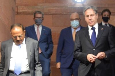 US Secretary of State Blinken, NSA Doval Discuss Afghanistan, Indo-Pacific, Global Security