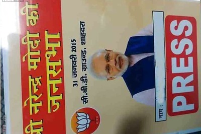 BJP issuing Made in China media pass holders for Narendra Modi's rally in Delhi