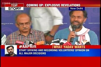 Yadav denies allegations of making calls to volunteers demanding Kejriwal's removal, backs it with proof