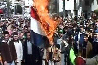 Cartoon fury: Two embassies torched