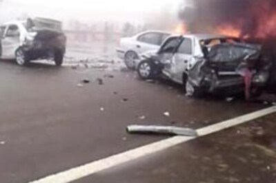 In Pics: 200-car pile-up on Dubai Highway