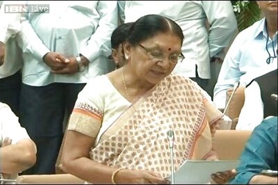 Anandiben Patel appointed as Gujarat Chief Minister