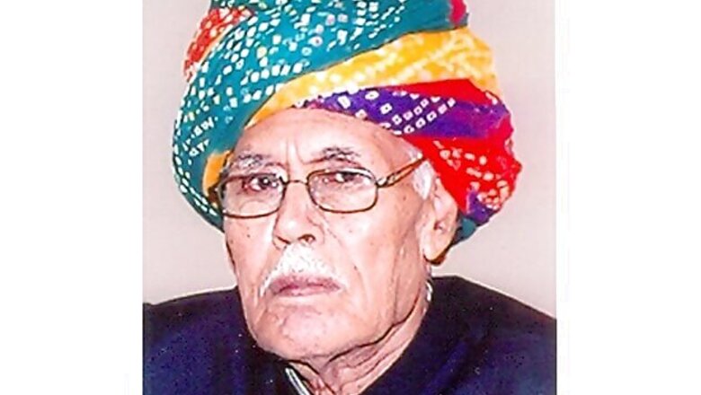 Former Rajasthan Agriculture minister Harjiram Burdak dies