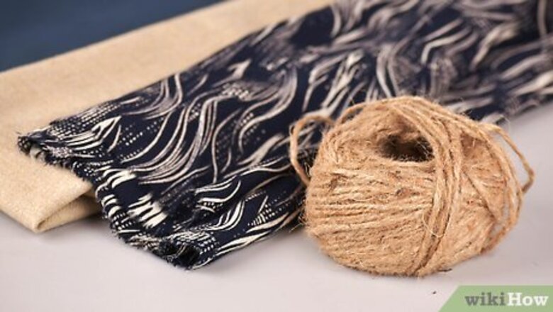 How to Make a Garland With Scrap Fabrics