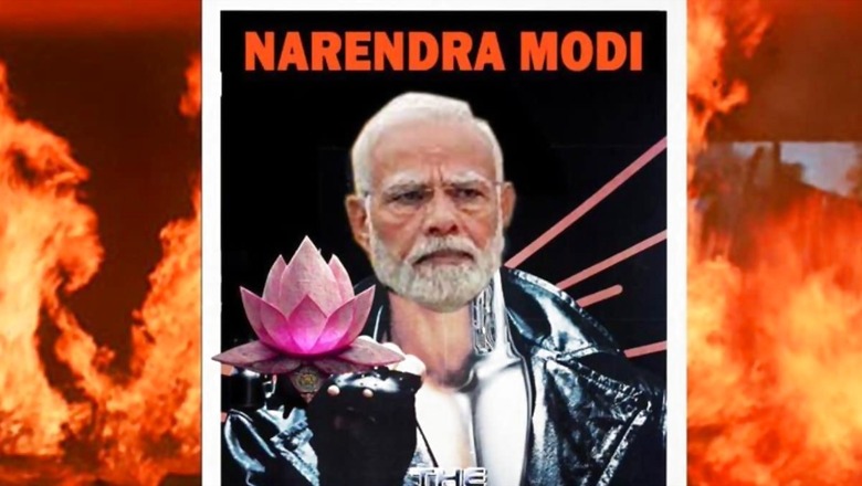 'Terminator' Narendra Modi Will be Back in 2024: BJP Releases New Poster Ahead of I.N.D.I.A. Meet