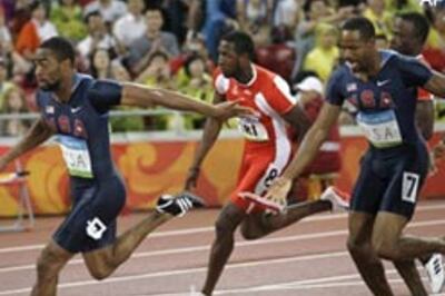 US out of men's and women's 4x100meters relay