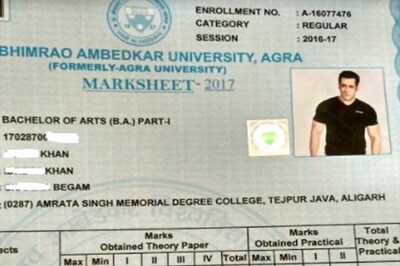 Agra University Publishes Marksheets With Salman Khan, Rahul Gandhi’s Photos