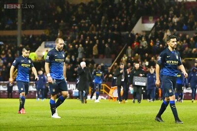 Title-chasing Manchester City beaten 1-0 by struggling Burnley