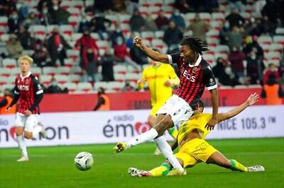 Thuram Nets 2nd Half Winner As 2nd-place Nice Beats Nantes