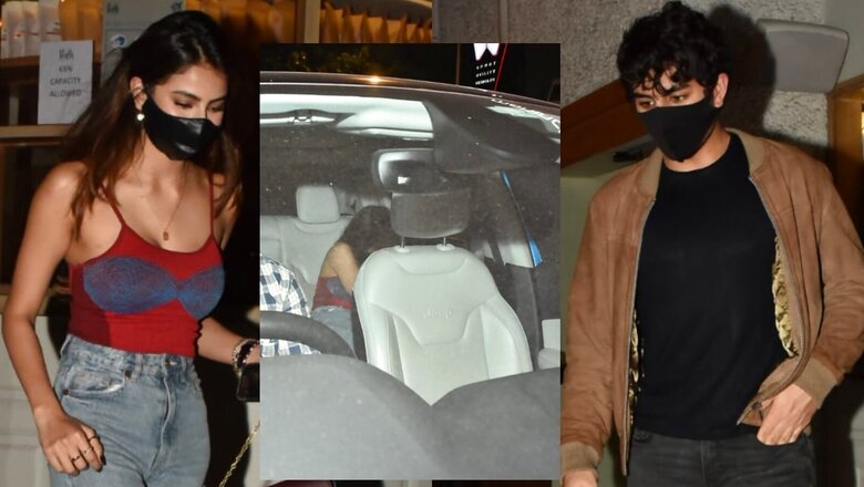 Palak Tiwari Hides Face As She Is Clicked With Ibrahim Ali Khan; Netizens Spot 'Hickey' on Latter's Neck