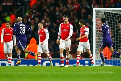 Champions League: Arsenal throw away three-goal lead to draw 3-3 against Anderlecht