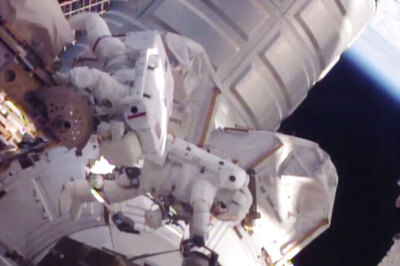 NASA astronauts successfully fix ISS rail car in unscheduled spacewalk