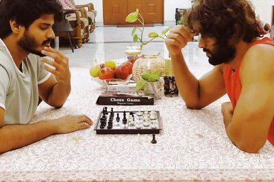 Vijay Deverakonda Playing Chess with Brother Anand is Social Distancing Done Right, See Pics