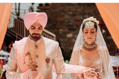 Udaariyaan actor Karan V Grover Ties The Knot With Ladylove Poppy Jabbal - Check Their Wedding Picture