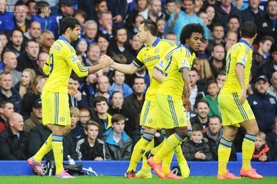 Diego Costa nets double as Chelsea beat Everton 6-3 in a goal-fest